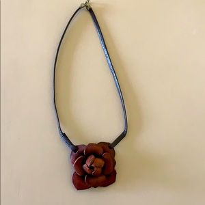 LEATHER necklace